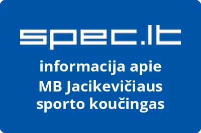 Jacikevičiaus sporto koučingas, MB | spec.lt
