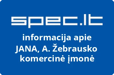 JANA, A. Žebrausko komercinė įmonė