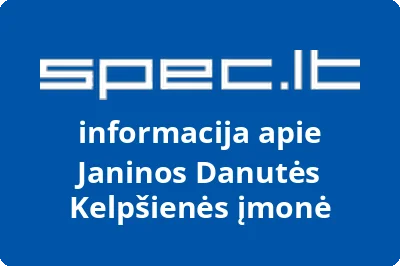 Janinos Danutės Kelpšienės įmonė