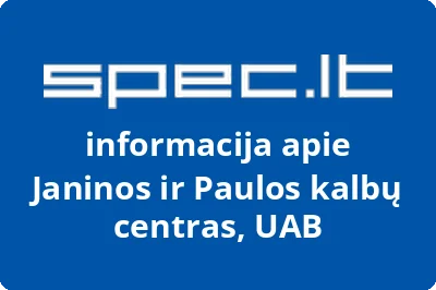 Kelias į pasaulį, UAB | spec.lt