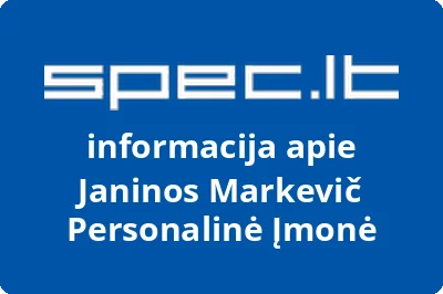 Janinos Markevič Personalinė Įmonė