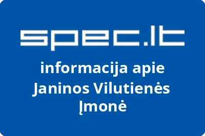 Janinos Vilutienės Įmonė