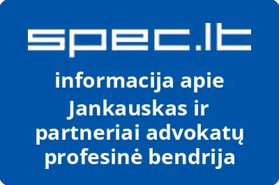 Jankauskas ir partneriai advokatų profesinė bendrija