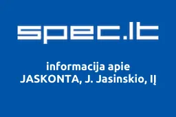 JASKONTA, J. Jasinskio, IĮ | spec.lt