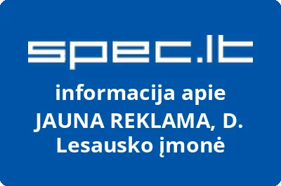 JAUNA REKLAMA, D. Lesausko įmonė