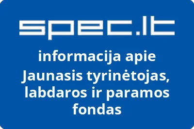 Labdaros ir paramos fondas Jaunasis tyrinėtojas