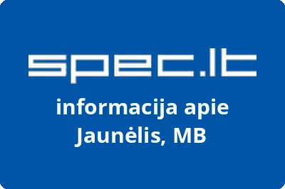 Jaunėlis, MB | spec.lt