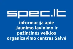Jaunimo lavinimo ir pažintinės veiklos organizavimo centras Salvė iliustracija