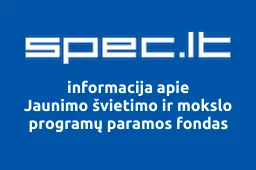 Jaunimo švietimo ir mokslo programų paramos fondas | spec.lt