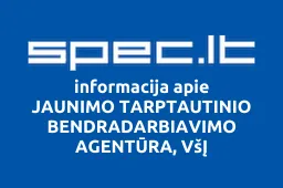 JAUNIMO TARPTAUTINIO BENDRADARBIAVIMO AGENTŪRA, VšĮ | spec.lt