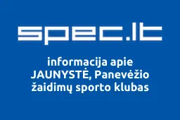 JAUNYSTĖ, Panevėžio žaidimų sporto klubas | spec.lt