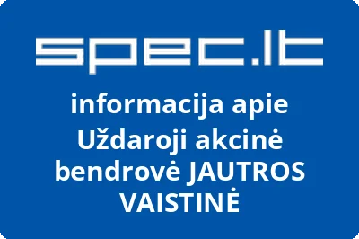JAUTROS VAISTINĖ, UAB