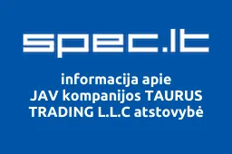 JAV kompanijos TAURUS TRADING L.L.C atstovybė | spec.lt