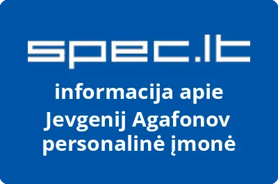 Jevgenij Agafonov personalinė įmonė