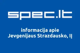 Jevgenijaus Strazdausko, IĮ | spec.lt