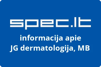 JG dermatologija, MB | spec.lt