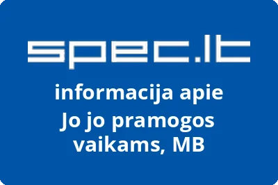 Jo jo pramogos vaikams, MB