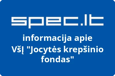 Jocytės krepšinio fondas, VŠĮ | spec.lt