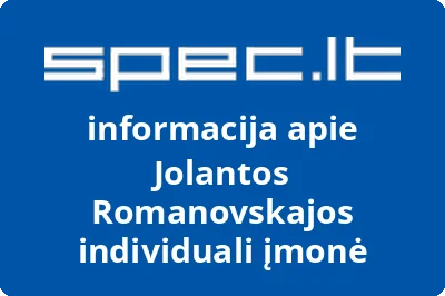 Jolantos Romanovskajos individuali įmonė