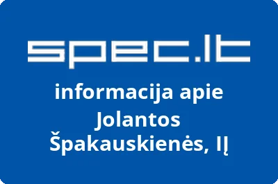 J. Špakauskienės personalinė įmonė