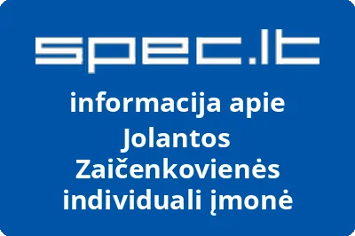 Jolantos Zaičenkovienės individuali įmonė