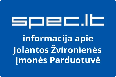 Jolantos Žvironienės įmonė