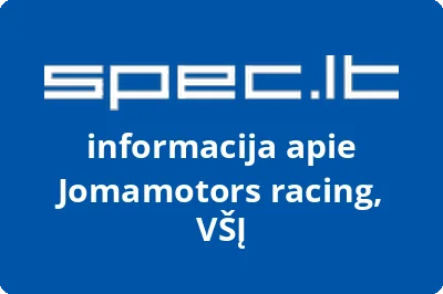 Jomamotors racing, VŠĮ | spec.lt