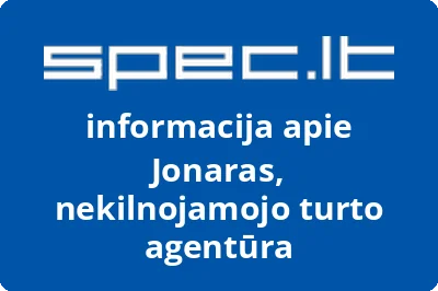 Jonaras, nekilnojamojo turto agentūra
