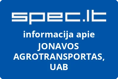 JONAVOS AGROTRANSPORTAS, UAB