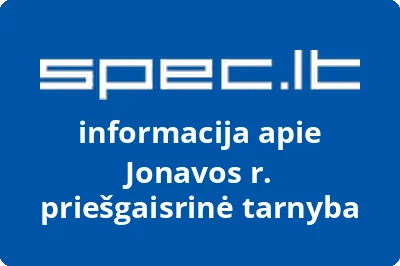 Jonavos r. priešgaisrinė tarnyba | spec.lt