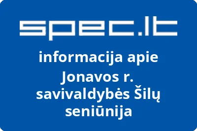Jonavos r. savivaldybės Šilų seniūnija