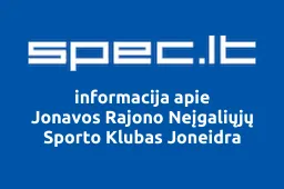 Jonavos Rajono Neįgaliųjų Sporto Klubas Joneidra iliustracija