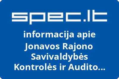 Jonavos rajono savivaldybės Kontrolės ir audito tarnyba