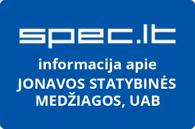 JONAVOS STATYBINĖS MEDŽIAGOS, UAB
