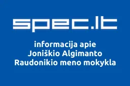 Joniškio Algimanto Raudonikio meno mokykla iliustracija