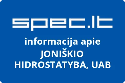 JONIŠKIO HIDROSTATYBA, UAB