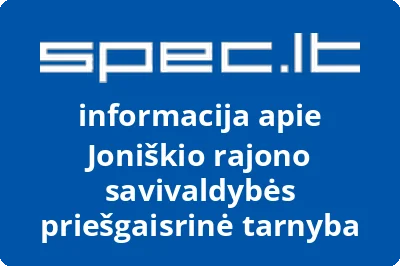 Joniškio rajono savivaldybės priešgaisrinė tarnyba