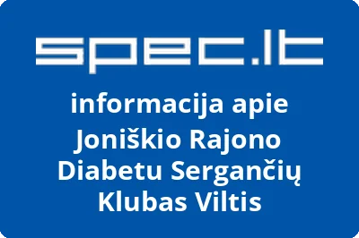 Joniškio Rajono Diabetu Sergančių Klubas Viltis