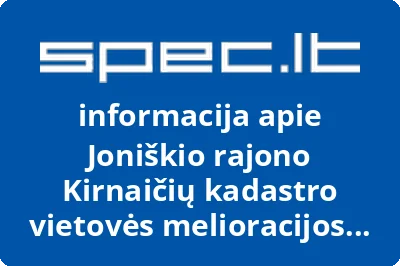 Joniškio rajono Kirnaičių kadastro vietovės melioracijos sistemų naudotojų asociacija