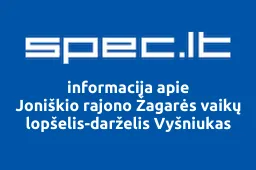 Joniškio rajono Žagarės vaikų lopšelis-darželis Vyšniukas iliustracija