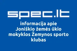 Joniškio žemės ūkio mokyklos Žemynos sporto klubas | spec.lt