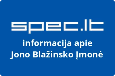 JONO BLAŽINSKO ĮMONĖ