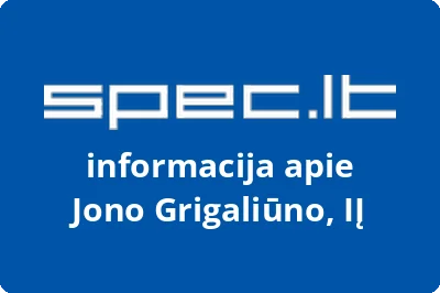 Jono Grigaliūno, IĮ