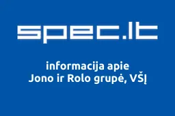 Jono ir Rolo grupė, VŠĮ | spec.lt