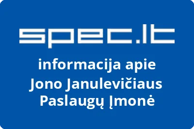 Jono Janulevičiaus Paslaugų Įmonė