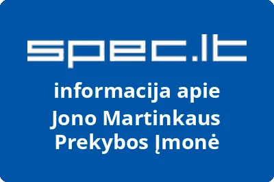 Jono Martinkaus Prekybos Įmonė
