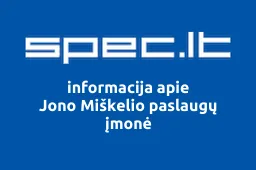 Jono Miškelio paslaugų įmonė iliustracija