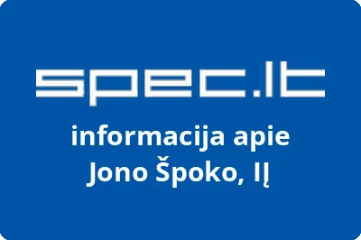 Jono Špoko, IĮ
