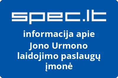 Jono Urmono laidojimo paslaugų įmonė