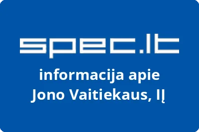 Jono Vaitiekaus, IĮ